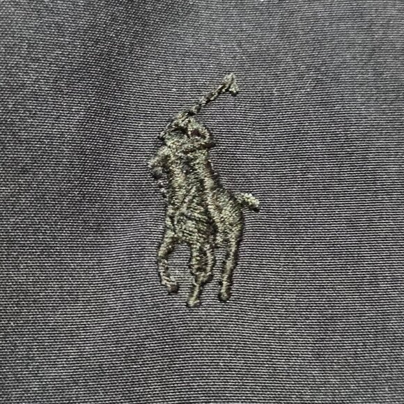 VTG Blue Label Polo Ralph Lauren Coat XXL Navy Fleece Lined Zip M Rolled Hoodie - Picture 15 of 16